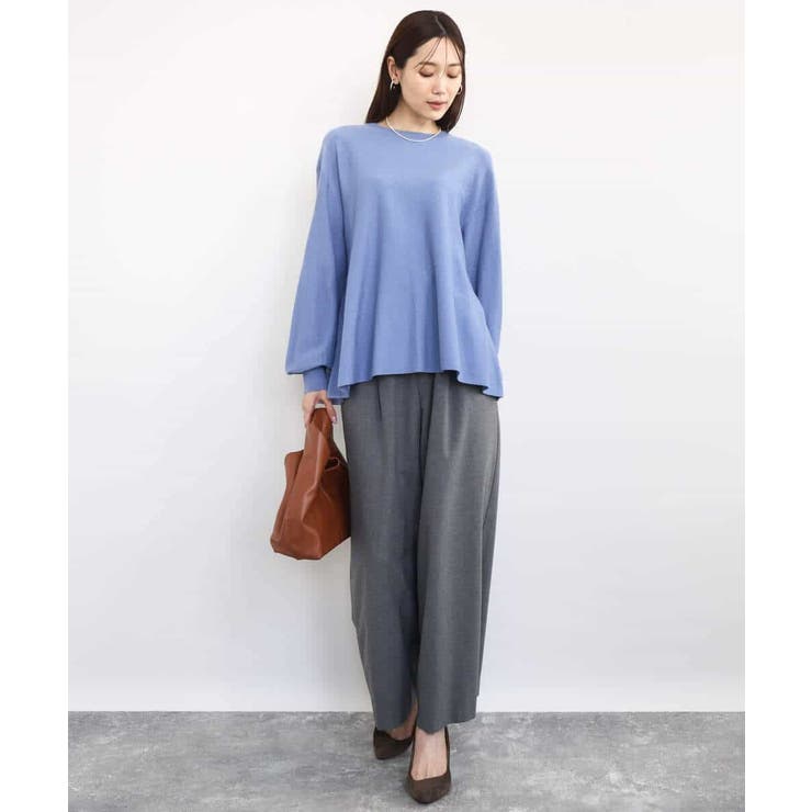 フレアーシルエットチュニックニット/洗える | MK MICHEL KLEIN | 詳細画像19 