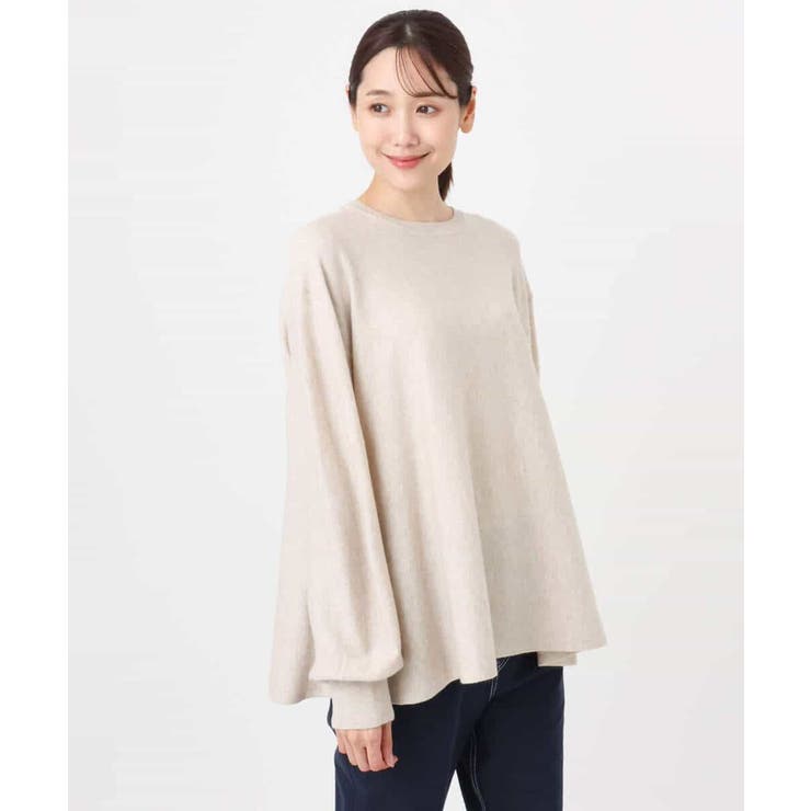 フレアーシルエットチュニックニット/洗える | MK MICHEL KLEIN | 詳細画像30 