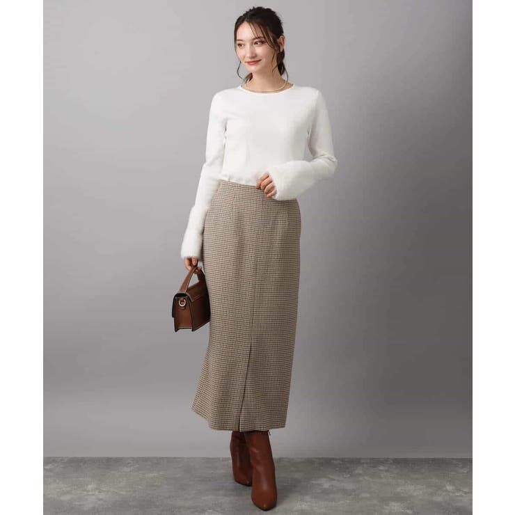 フェザー切替えコンパクトリブニット/洗える | MK MICHEL KLEIN | 詳細画像13 