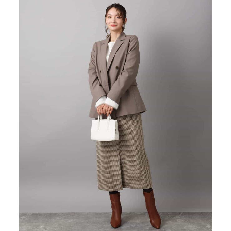 フェザー切替えコンパクトリブニット/洗える | MK MICHEL KLEIN | 詳細画像14 