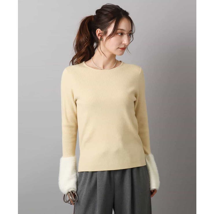 フェザー切替えコンパクトリブニット/洗える | MK MICHEL KLEIN | 詳細画像24 