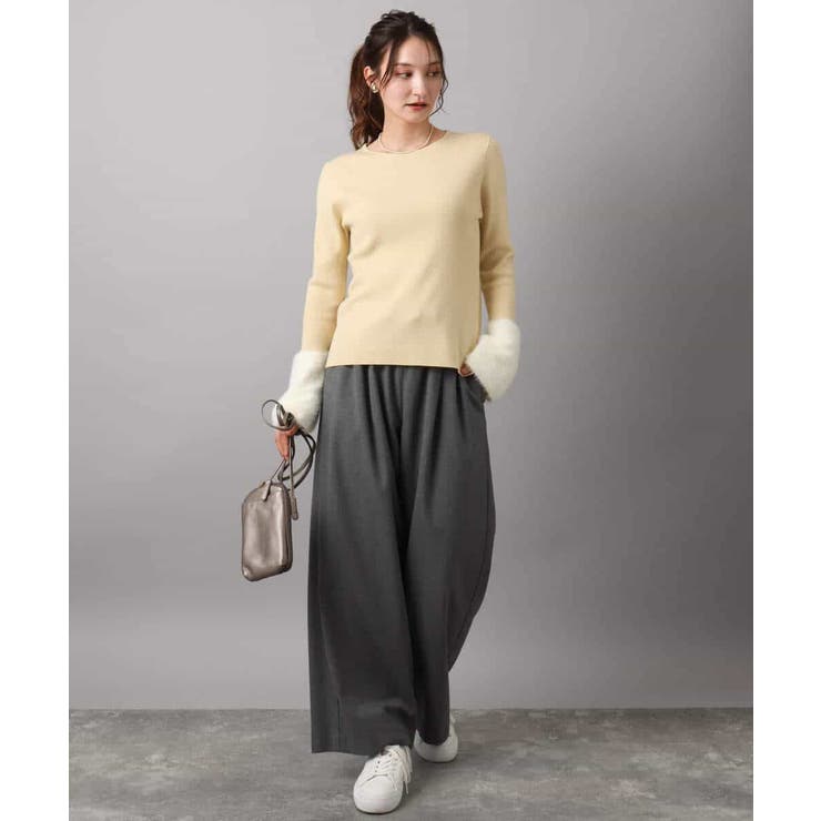 フェザー切替えコンパクトリブニット/洗える | MK MICHEL KLEIN | 詳細画像25 