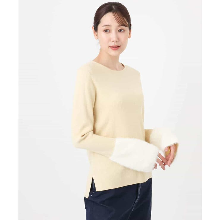 フェザー切替えコンパクトリブニット/洗える | MK MICHEL KLEIN | 詳細画像29 