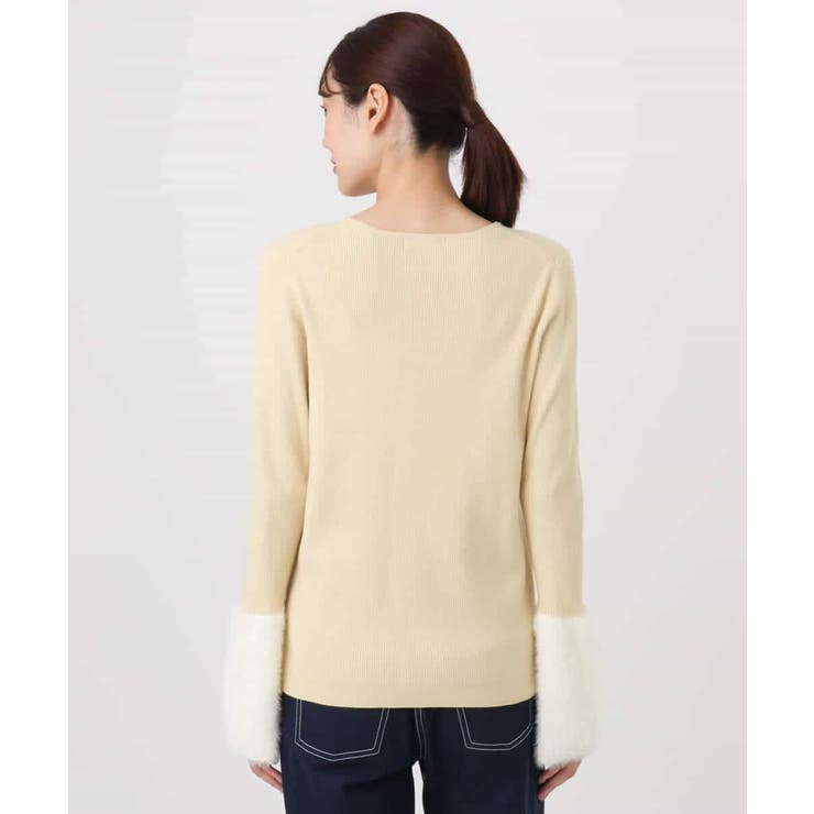 フェザー切替えコンパクトリブニット/洗える | MK MICHEL KLEIN | 詳細画像31 