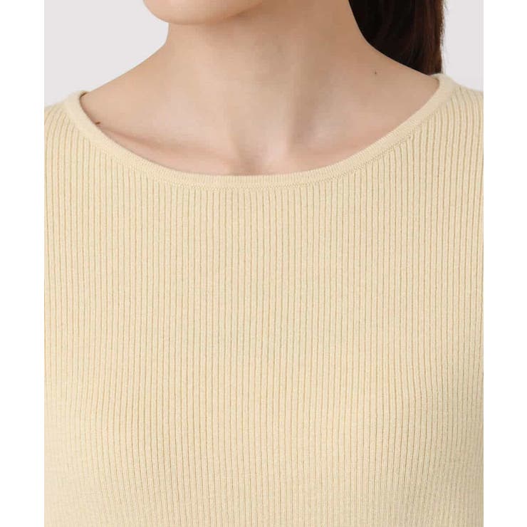 フェザー切替えコンパクトリブニット/洗える | MK MICHEL KLEIN | 詳細画像32 