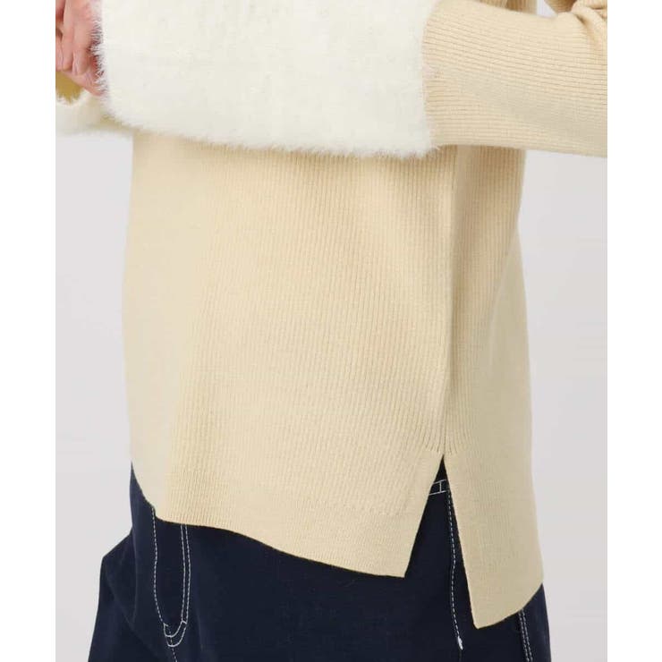 フェザー切替えコンパクトリブニット/洗える | MK MICHEL KLEIN | 詳細画像34 