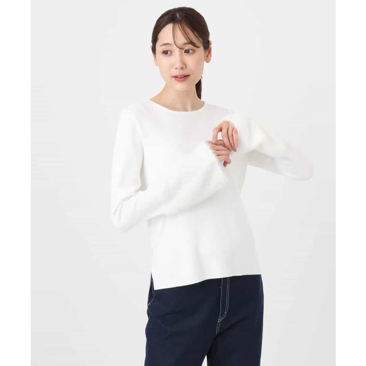 フェザー切替えコンパクトリブニット/洗える | MK MICHEL KLEIN | 詳細画像38 