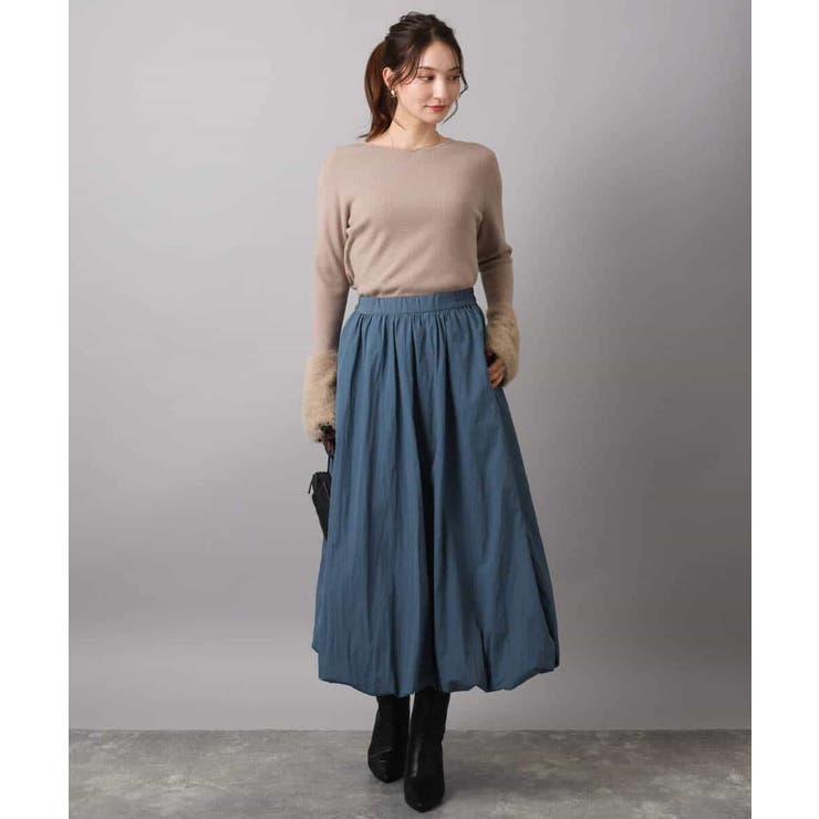 フェザー切替えコンパクトリブニット/洗える | MK MICHEL KLEIN | 詳細画像6 