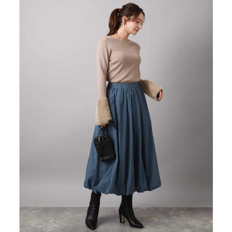 フェザー切替えコンパクトリブニット/洗える | MK MICHEL KLEIN | 詳細画像8 