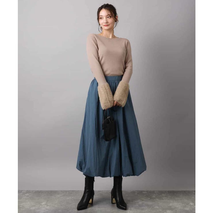 フェザー切替えコンパクトリブニット/洗える | MK MICHEL KLEIN | 詳細画像9 