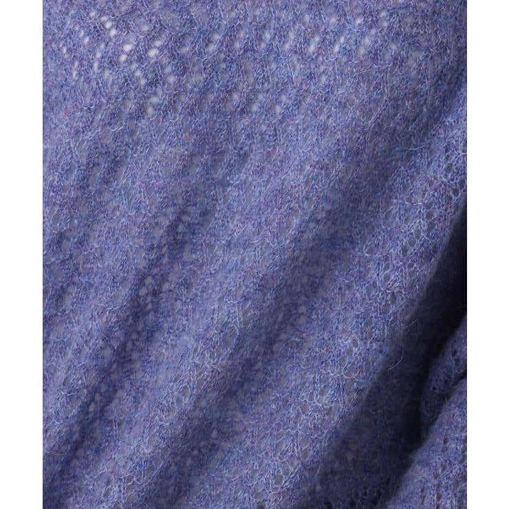 透かし編みニットフーディープルオーバー/洗える | MK MICHEL KLEIN | 詳細画像21 