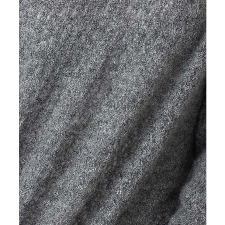 透かし編みニットフーディープルオーバー/洗える | MK MICHEL KLEIN | 詳細画像23 