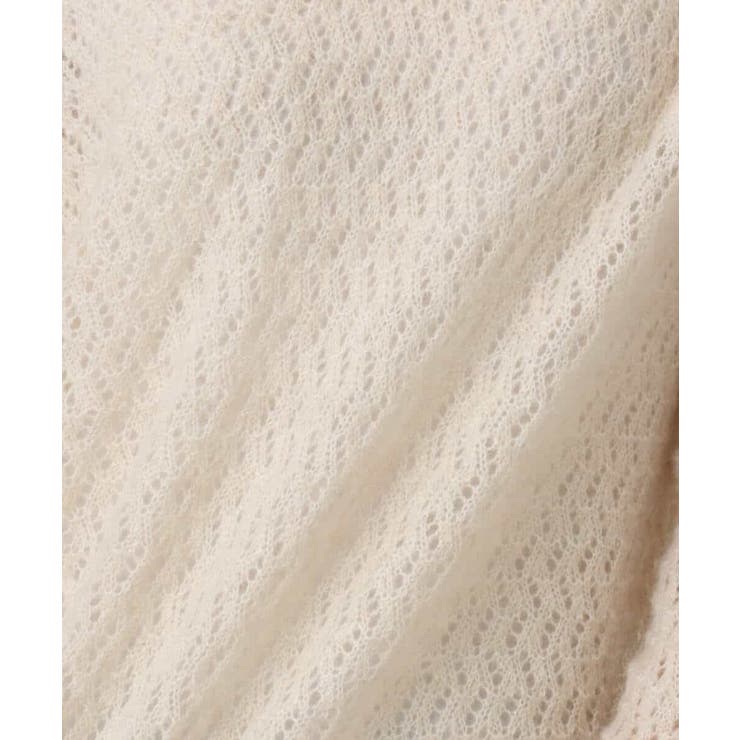 透かし編みニットフーディープルオーバー/洗える | MK MICHEL KLEIN | 詳細画像25 