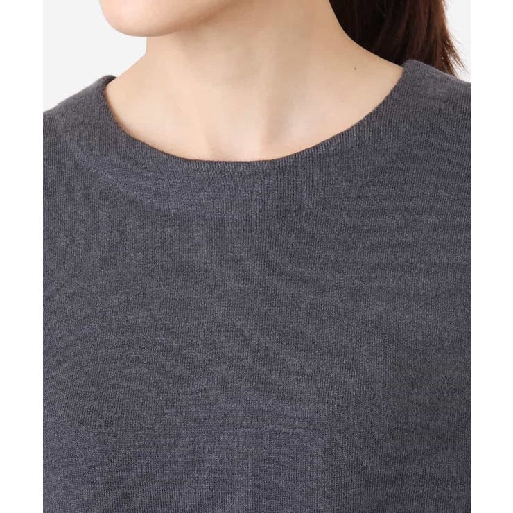 スムース編みバック釦ニット/洗える | MK MICHEL KLEIN | 詳細画像14 