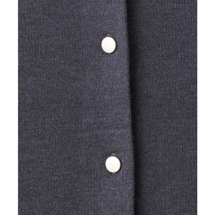 スムース編みバック釦ニット/洗える | MK MICHEL KLEIN | 詳細画像16 