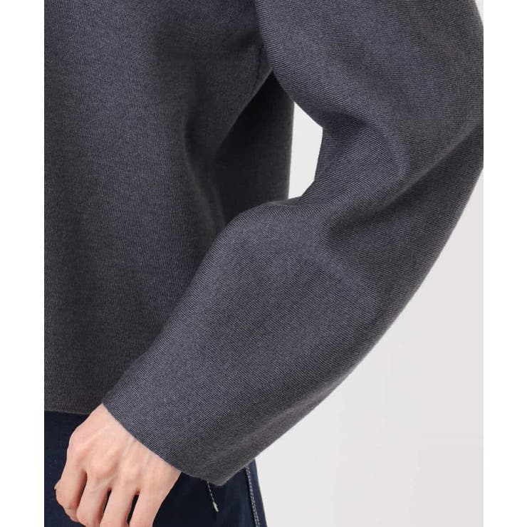 スムース編みバック釦ニット/洗える | MK MICHEL KLEIN | 詳細画像17 