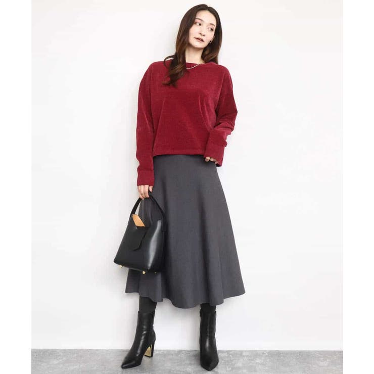 モールヤーンボートネックニット/洗える | MK MICHEL KLEIN | 詳細画像22 