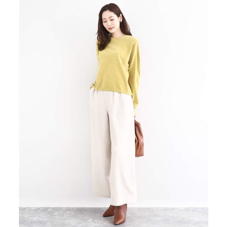 モールヤーンボートネックニット/洗える | MK MICHEL KLEIN | 詳細画像35 