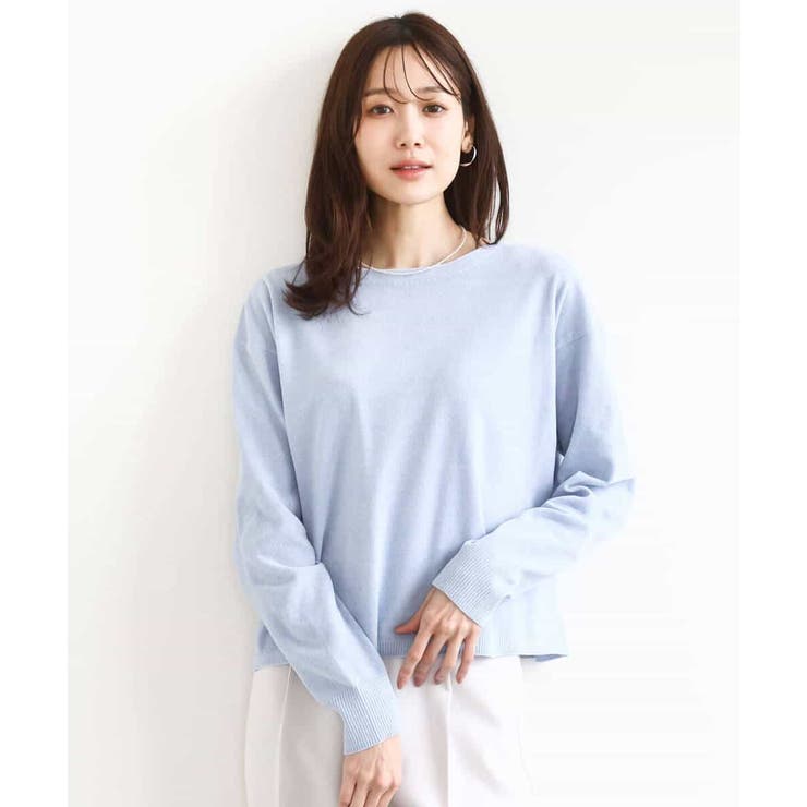 モールヤーンボートネックニット/洗える | MK MICHEL KLEIN | 詳細画像40 