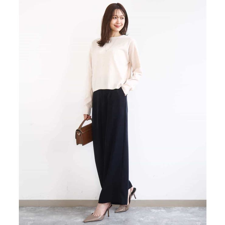 モールヤーンボートネックニット/洗える | MK MICHEL KLEIN | 詳細画像47 