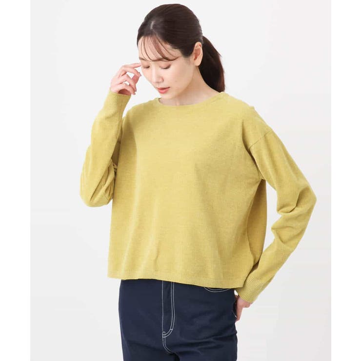 モールヤーンボートネックニット/洗える | MK MICHEL KLEIN | 詳細画像56 