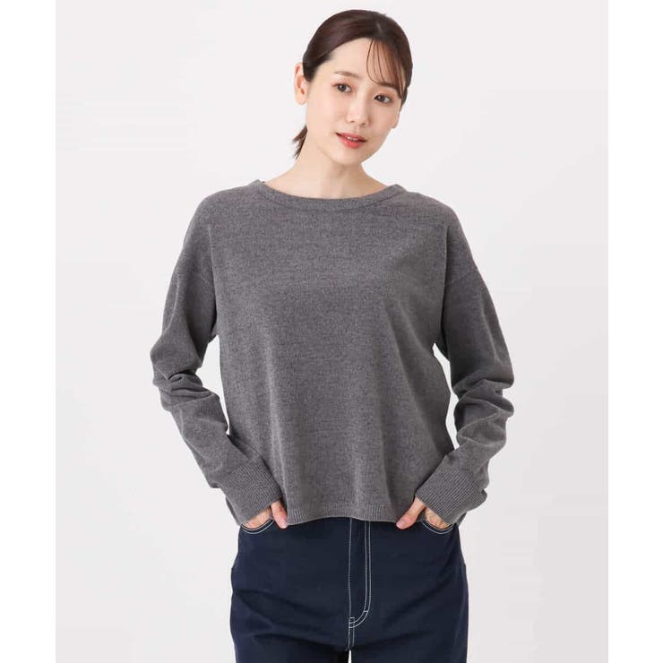 モールヤーンボートネックニット/洗える | MK MICHEL KLEIN | 詳細画像63 