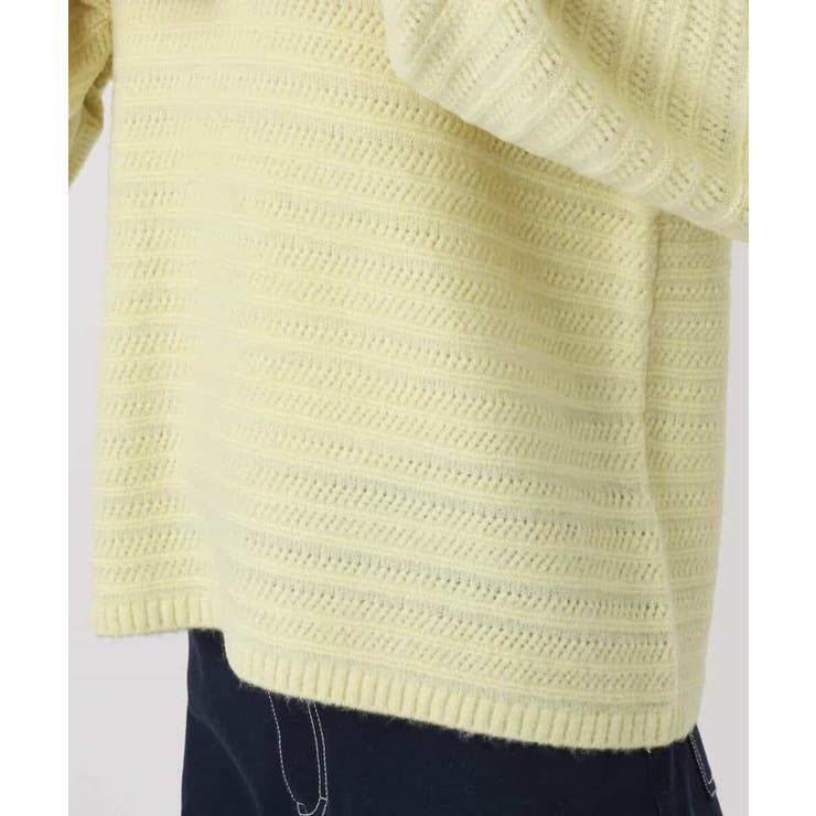 シアーボーダーボリュームパフスリーブニット/洗える | MK MICHEL KLEIN | 詳細画像25 