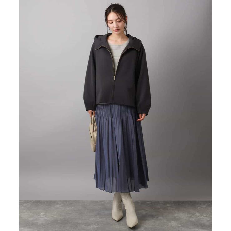 シアーボーダーボリュームパフスリーブニット/洗える | MK MICHEL KLEIN | 詳細画像9 