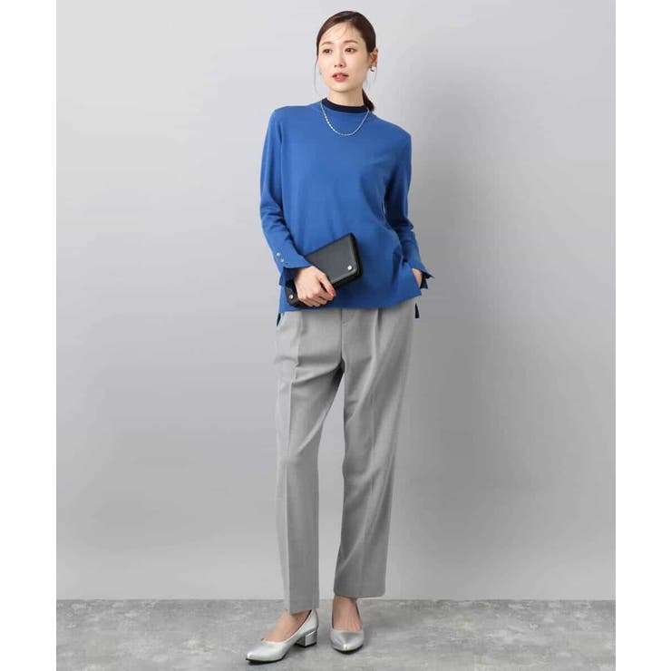 配色レイヤードデザインニット/洗える | MK MICHEL KLEIN | 詳細画像13 