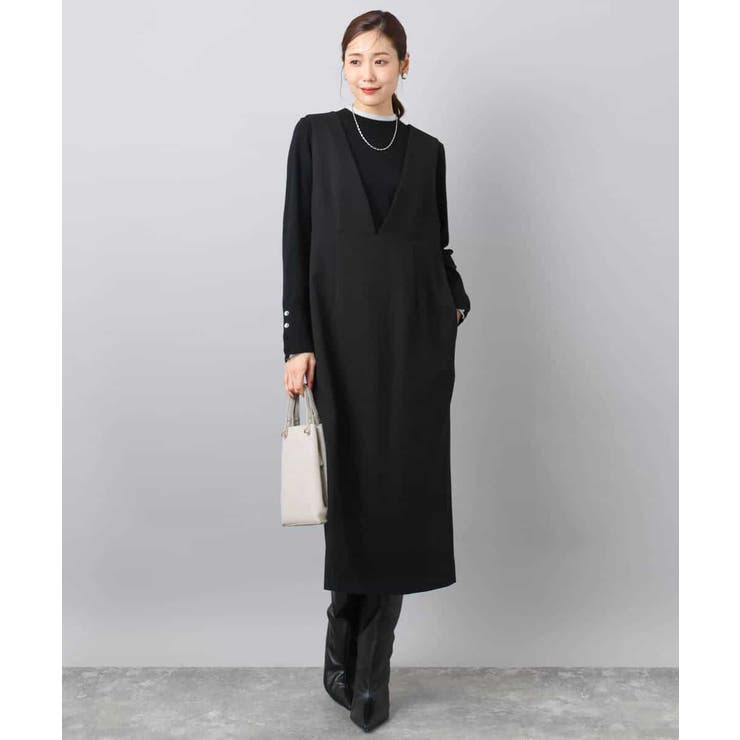 配色レイヤードデザインニット/洗える | MK MICHEL KLEIN | 詳細画像3 