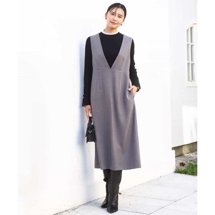 配色レイヤードデザインニット/洗える | MK MICHEL KLEIN | 詳細画像30 