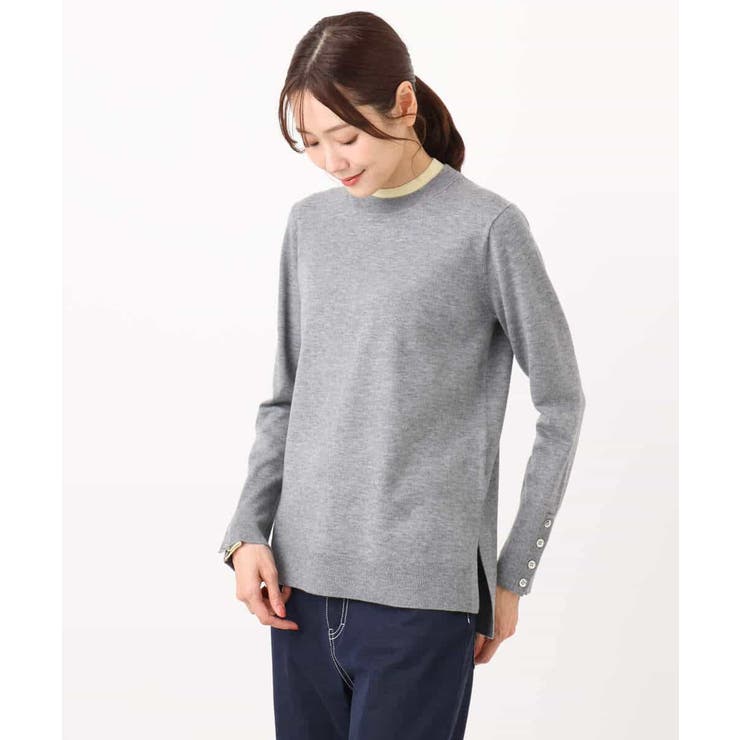 配色レイヤードデザインニット/洗える | MK MICHEL KLEIN | 詳細画像33 