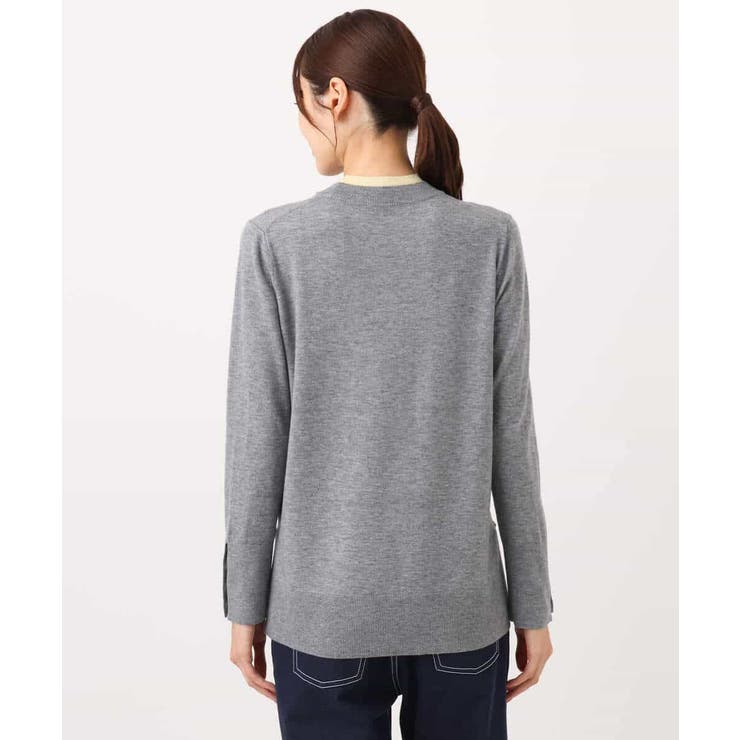 配色レイヤードデザインニット/洗える | MK MICHEL KLEIN | 詳細画像35 
