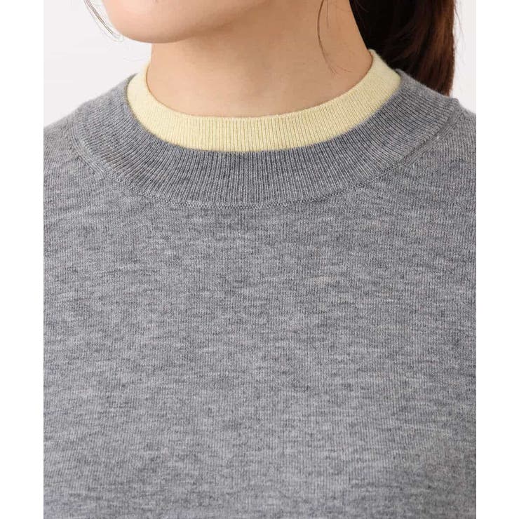 配色レイヤードデザインニット/洗える | MK MICHEL KLEIN | 詳細画像36 