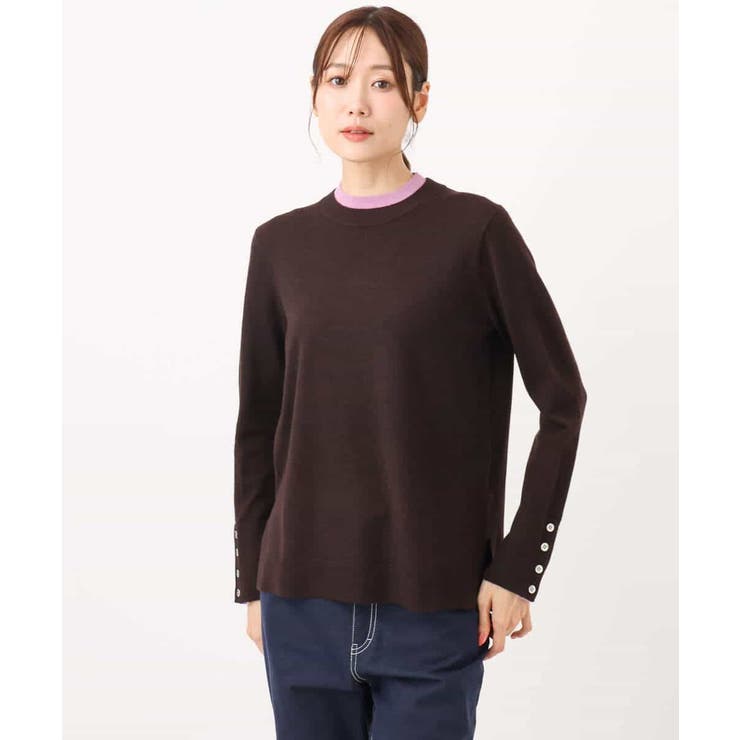 配色レイヤードデザインニット/洗える | MK MICHEL KLEIN | 詳細画像41 