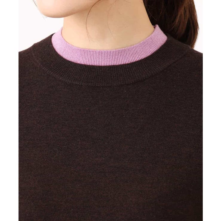 配色レイヤードデザインニット/洗える | MK MICHEL KLEIN | 詳細画像42 