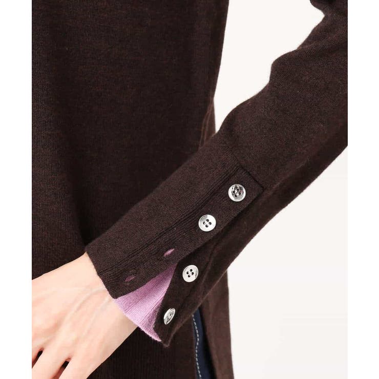 配色レイヤードデザインニット/洗える | MK MICHEL KLEIN | 詳細画像43 