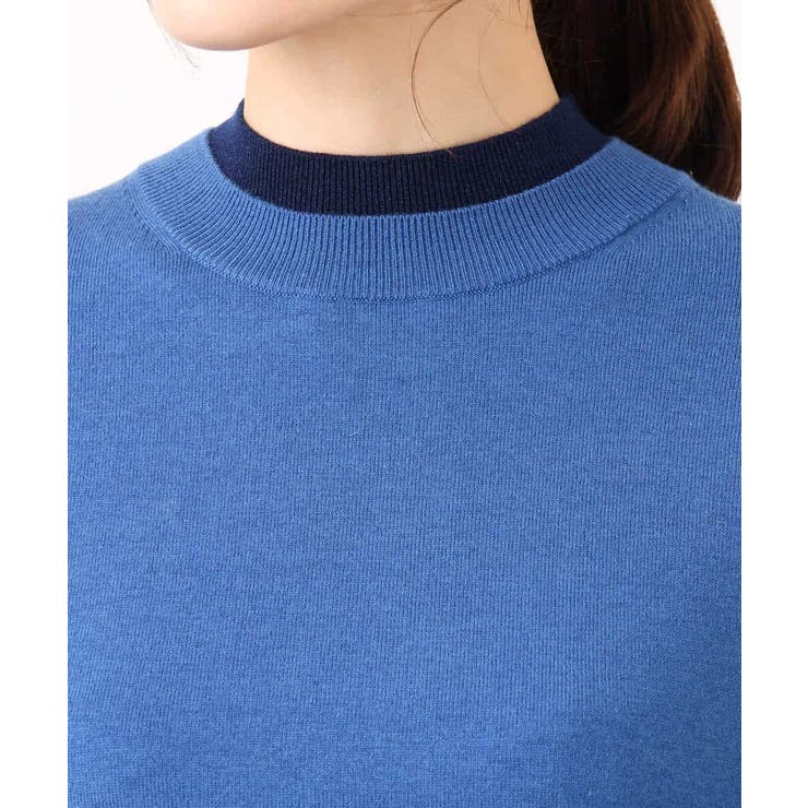 配色レイヤードデザインニット/洗える | MK MICHEL KLEIN | 詳細画像45 