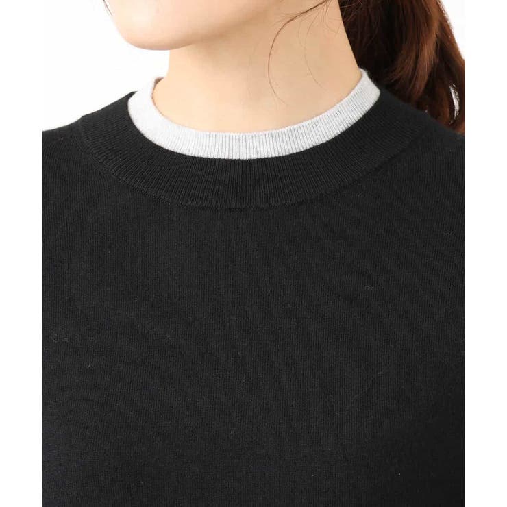 配色レイヤードデザインニット/洗える | MK MICHEL KLEIN | 詳細画像48 