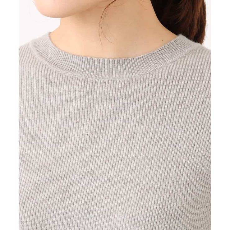 配色ライン片畦編みニット/洗える | MK MICHEL KLEIN | 詳細画像42 