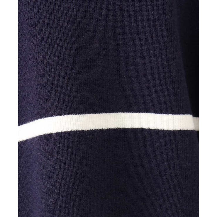 配色ライン片畦編みニット/洗える | MK MICHEL KLEIN | 詳細画像47 