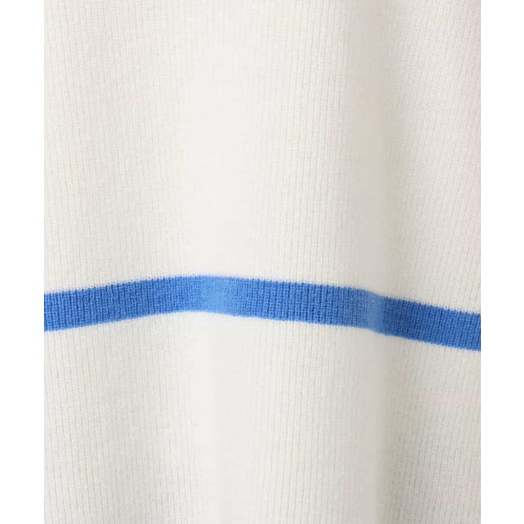 配色ライン片畦編みニット/洗える | MK MICHEL KLEIN | 詳細画像51 