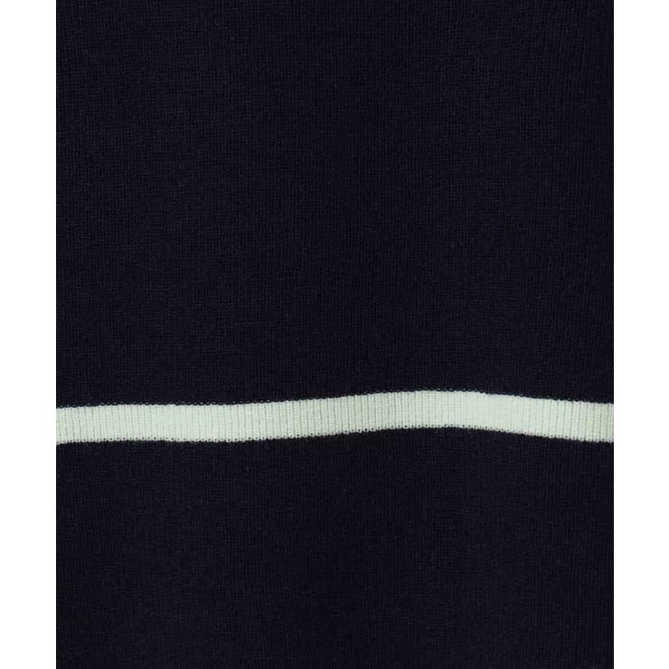 配色ライン片畦編みニット/洗える | MK MICHEL KLEIN | 詳細画像55 