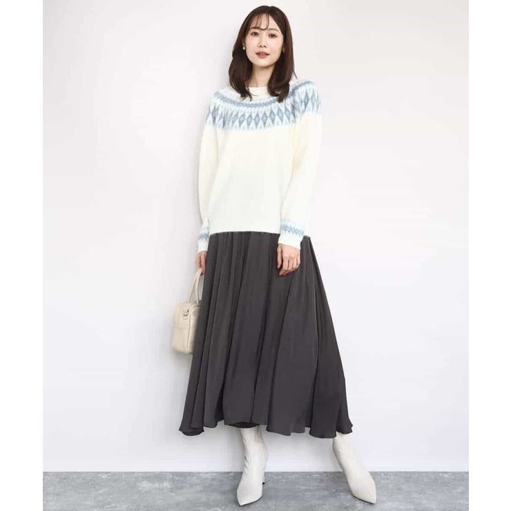 ノルディック柄ニット/洗える | MK MICHEL KLEIN | 詳細画像12 