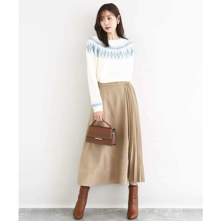 ノルディック柄ニット/洗える | MK MICHEL KLEIN | 詳細画像14 