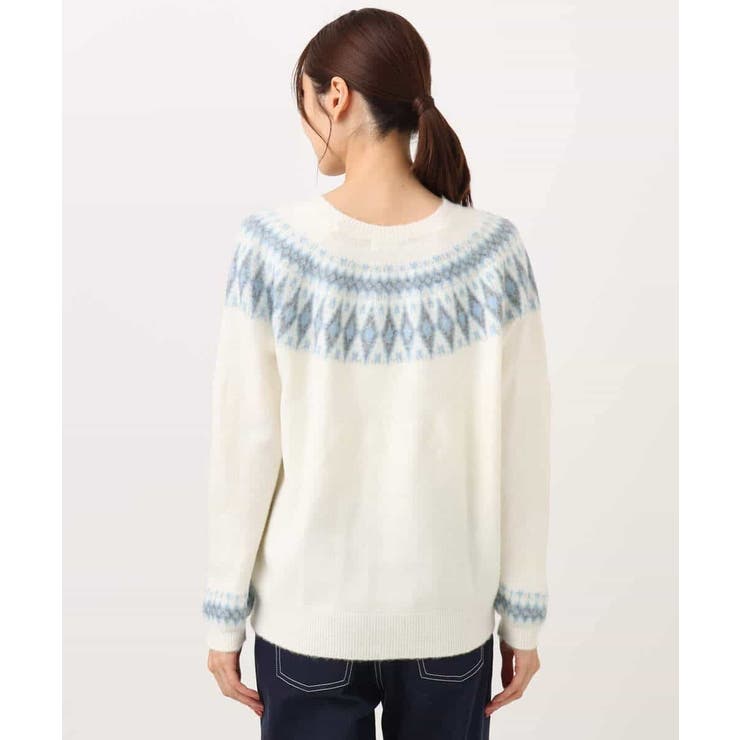 ノルディック柄ニット/洗える | MK MICHEL KLEIN | 詳細画像27 