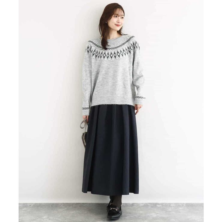 ノルディック柄ニット/洗える | MK MICHEL KLEIN | 詳細画像3 