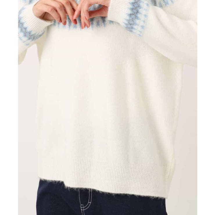 ノルディック柄ニット/洗える | MK MICHEL KLEIN | 詳細画像30 