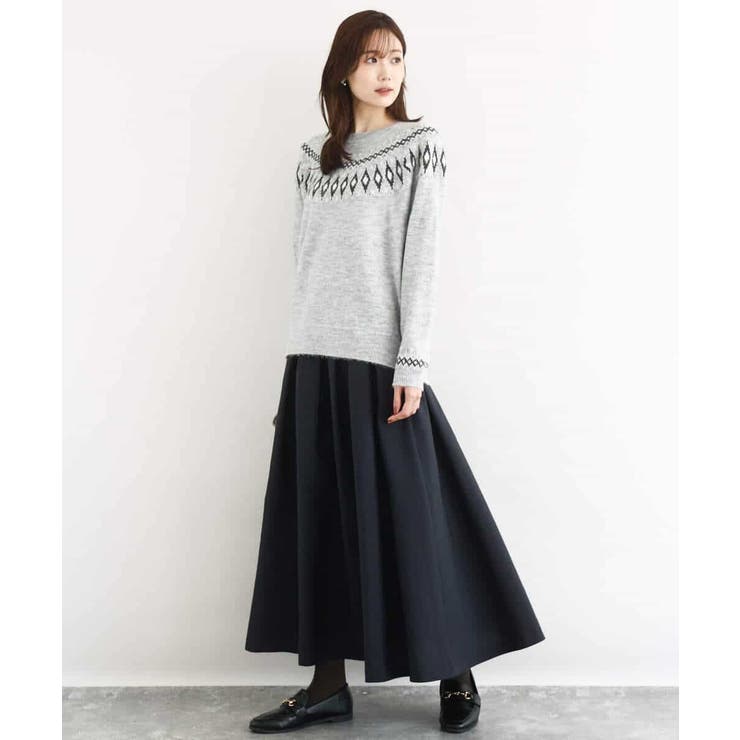 ノルディック柄ニット/洗える | MK MICHEL KLEIN | 詳細画像4 