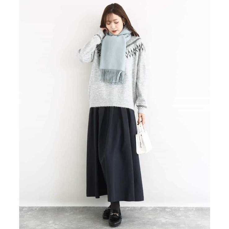 ノルディック柄ニット/洗える | MK MICHEL KLEIN | 詳細画像7 